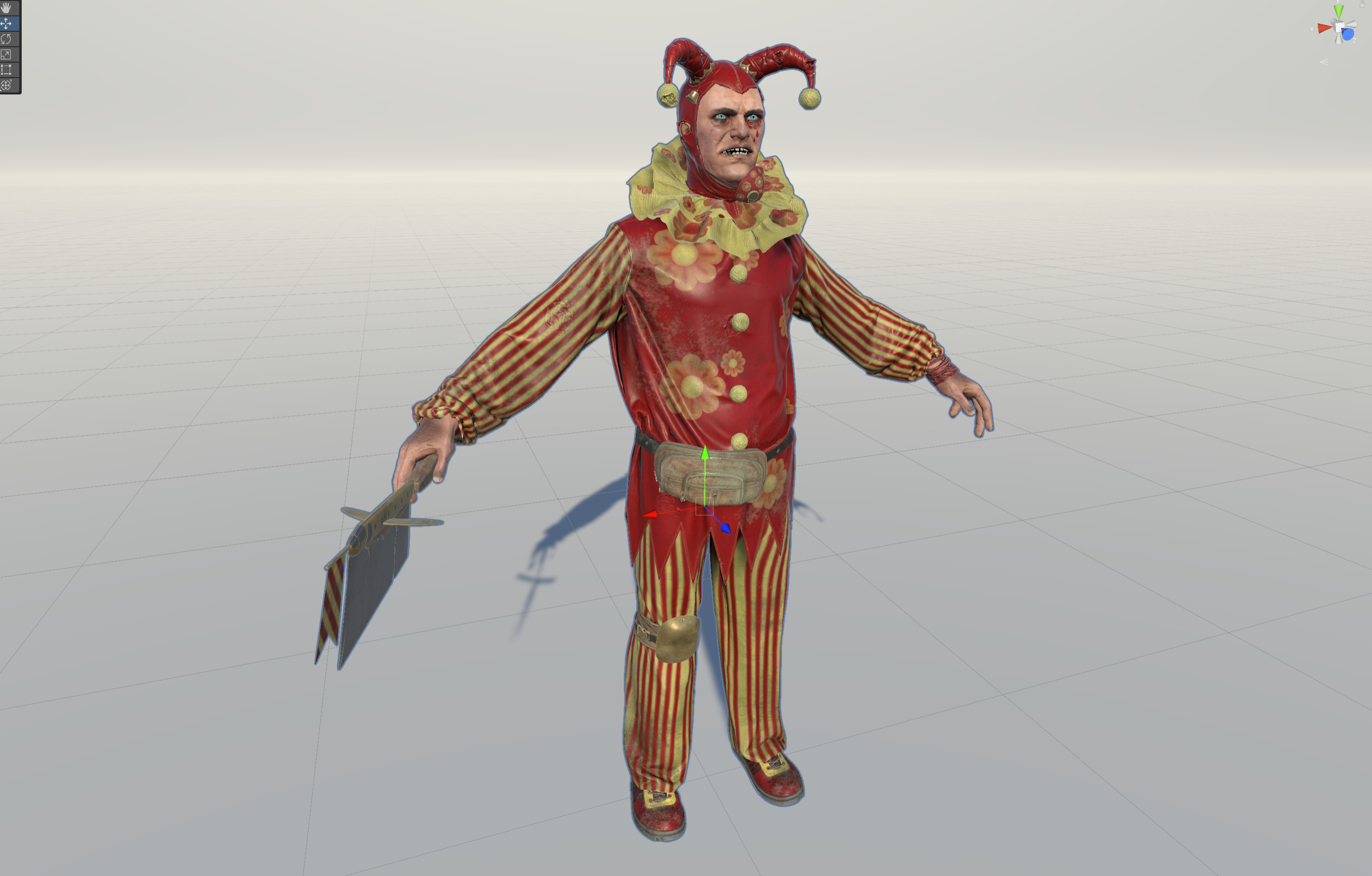 ClownManiac Low-poly 3D model_35