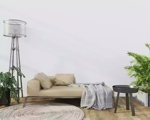 Interior Living room - cozy and warm