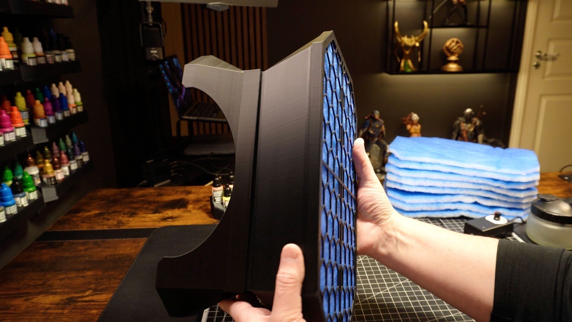 Mini Tabletop Airbrush Spray Booth 3D print model_7