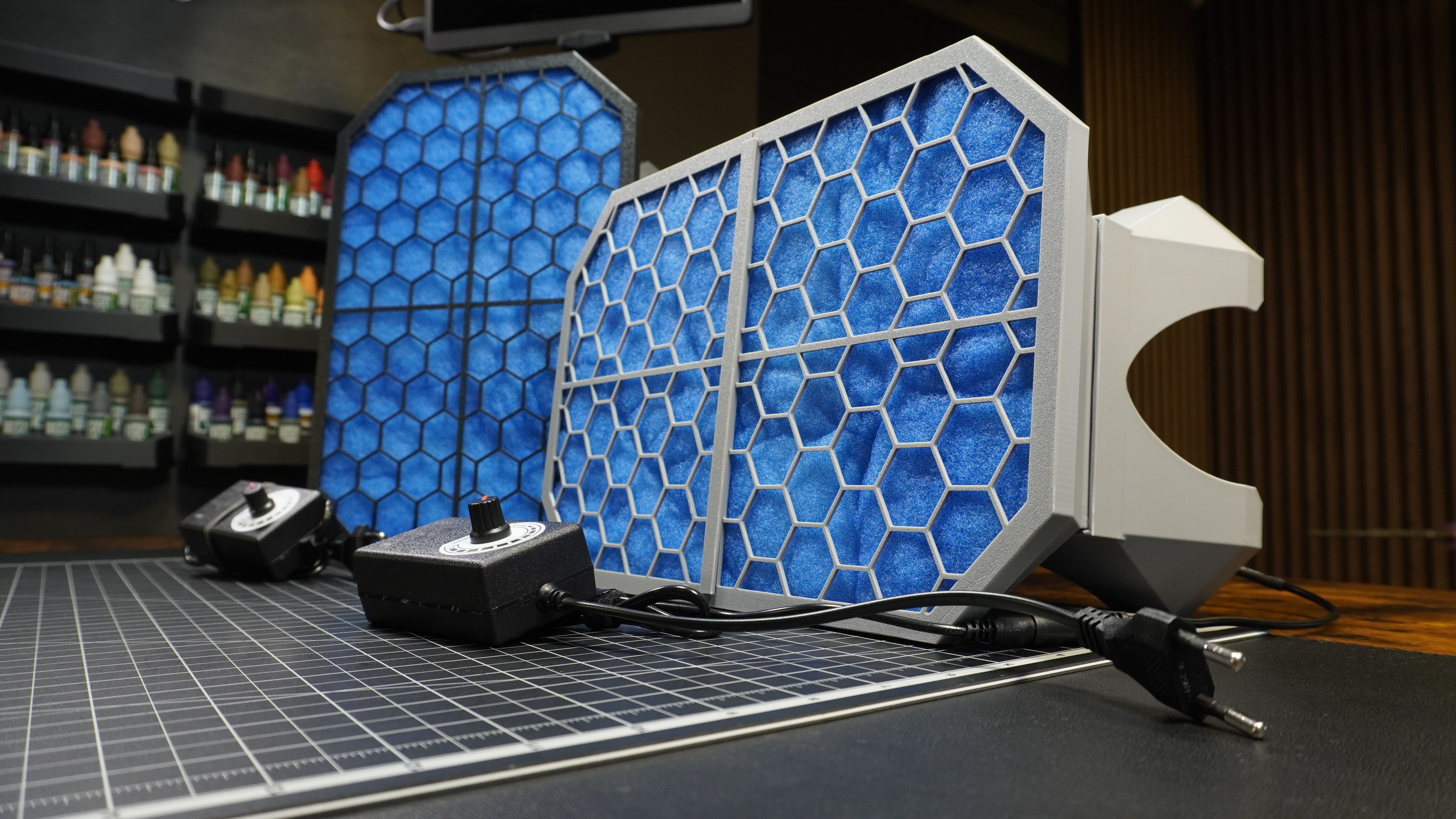 Mini Tabletop Airbrush Spray Booth 3D print model_12