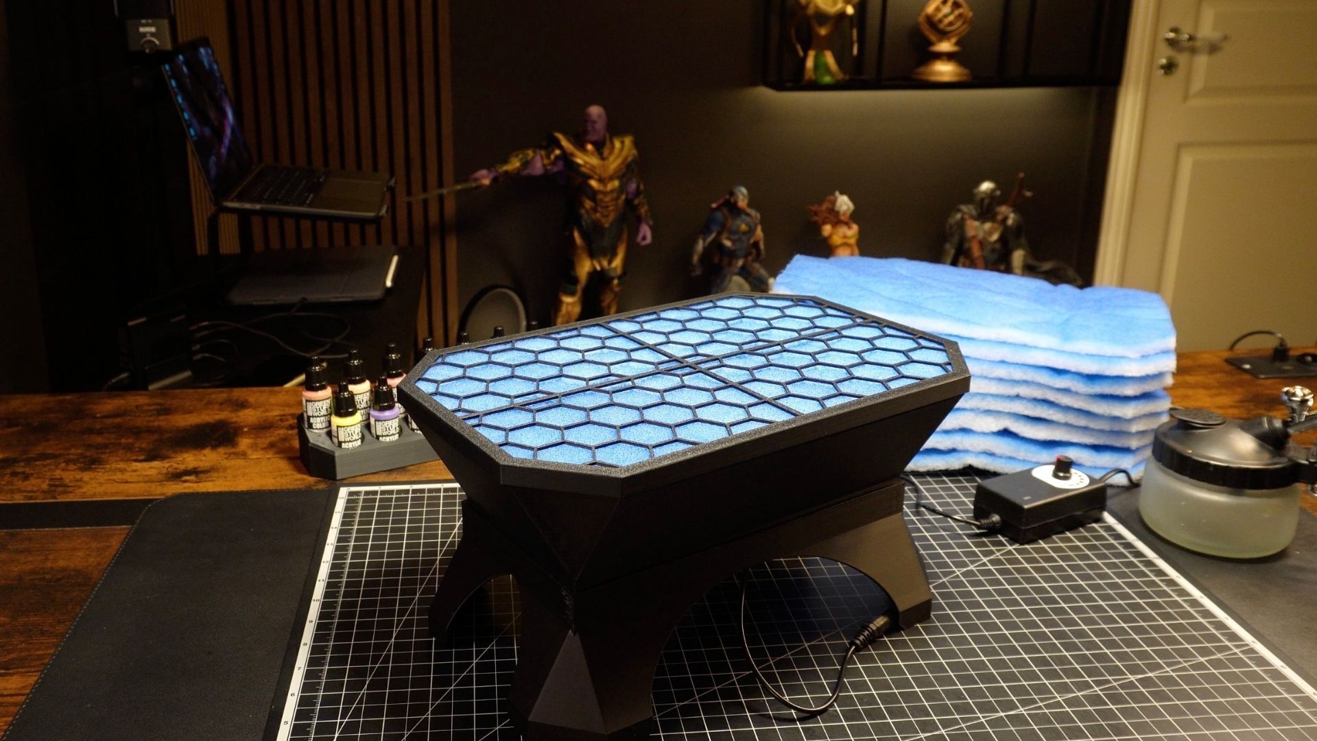 Mini Tabletop Airbrush Spray Booth 3D print model_2