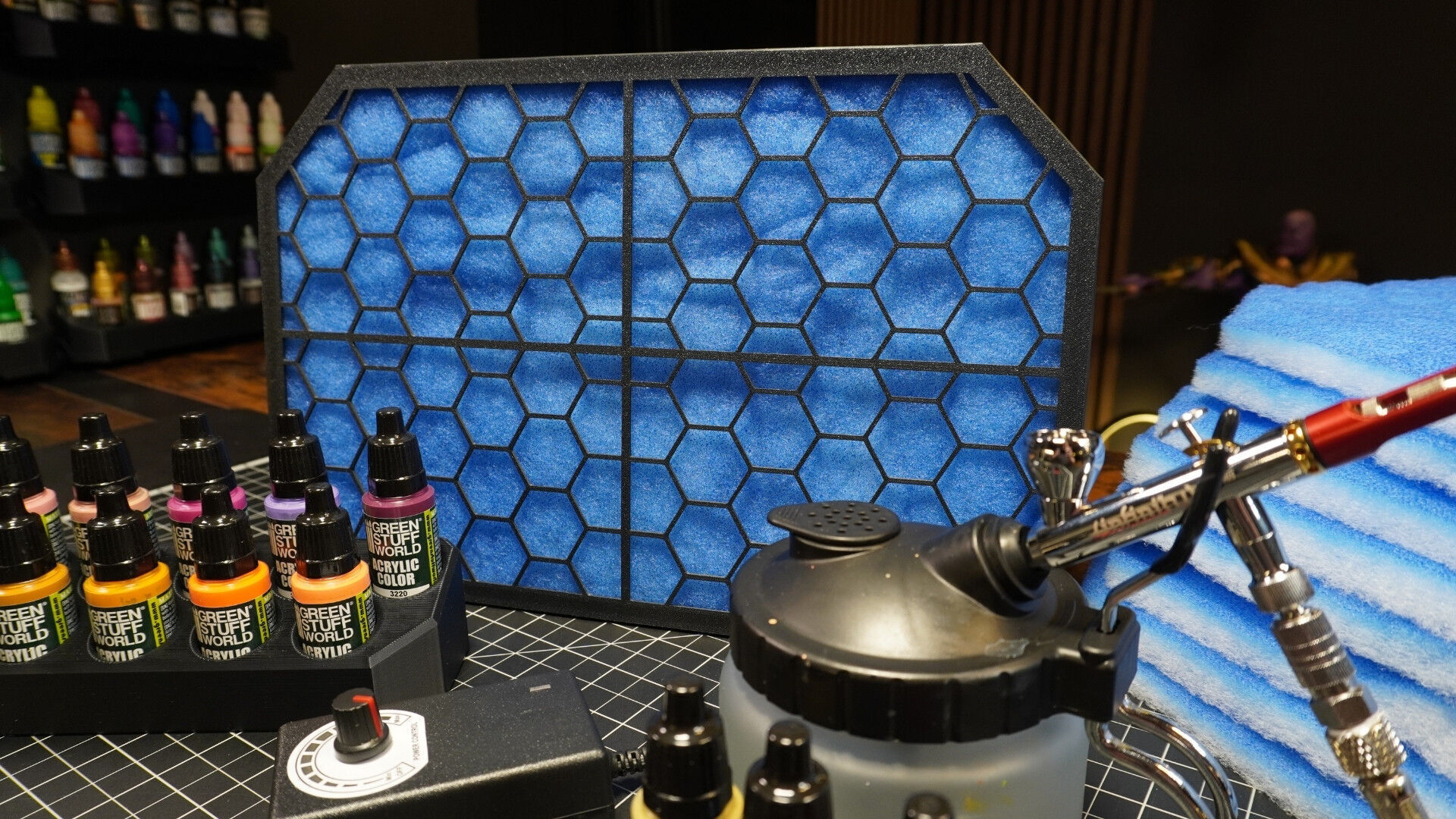 Mini Tabletop Airbrush Spray Booth 3D print model_10