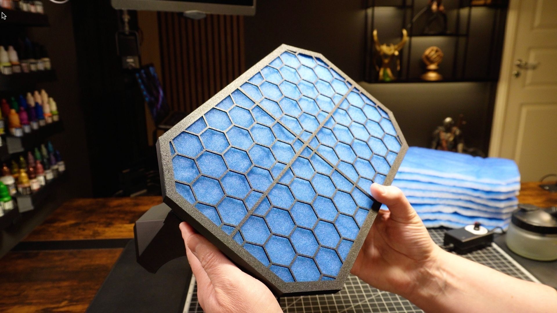 Mini Tabletop Airbrush Spray Booth 3D print model_3