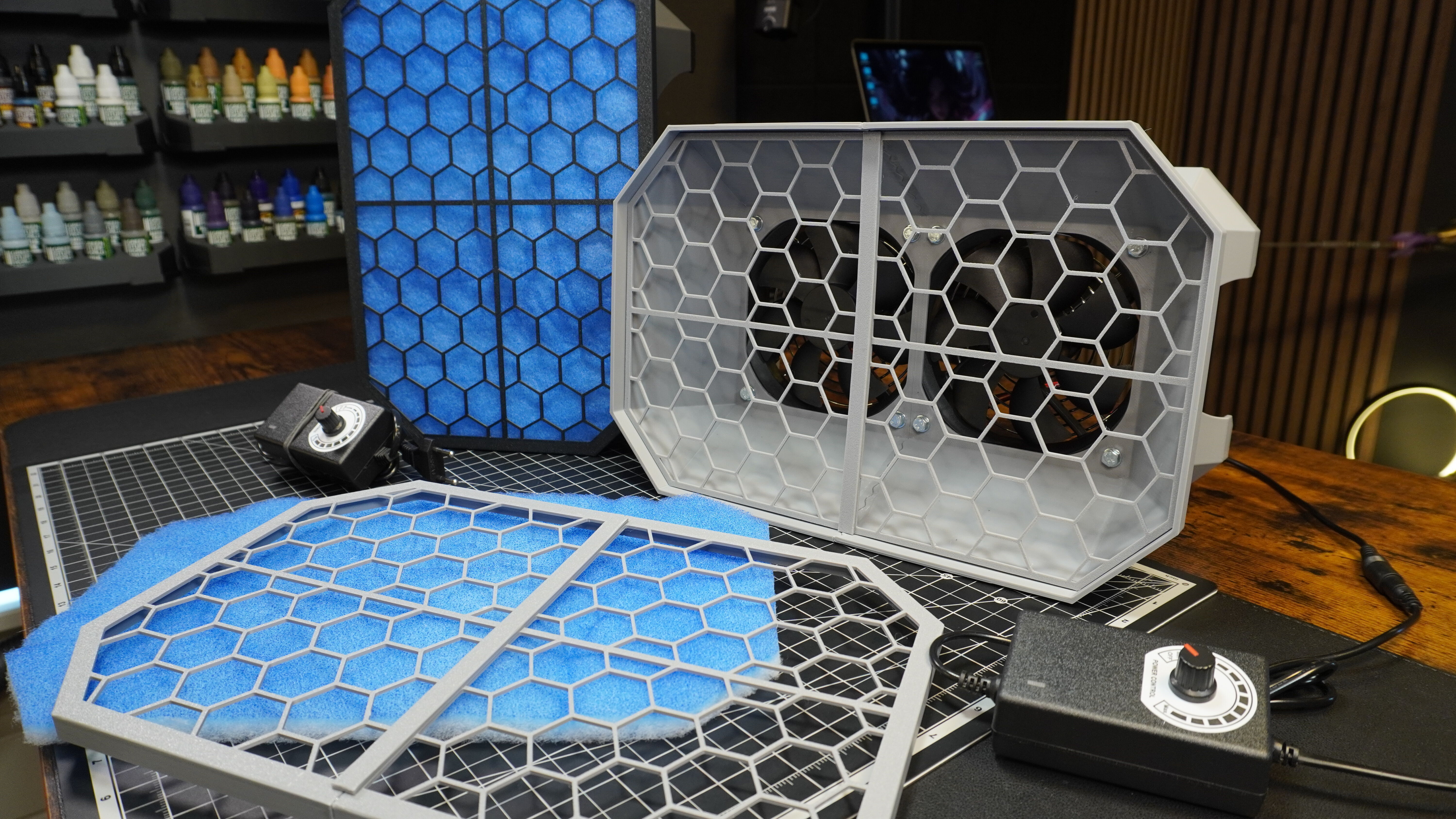 Mini Tabletop Airbrush Spray Booth 3D print model_13