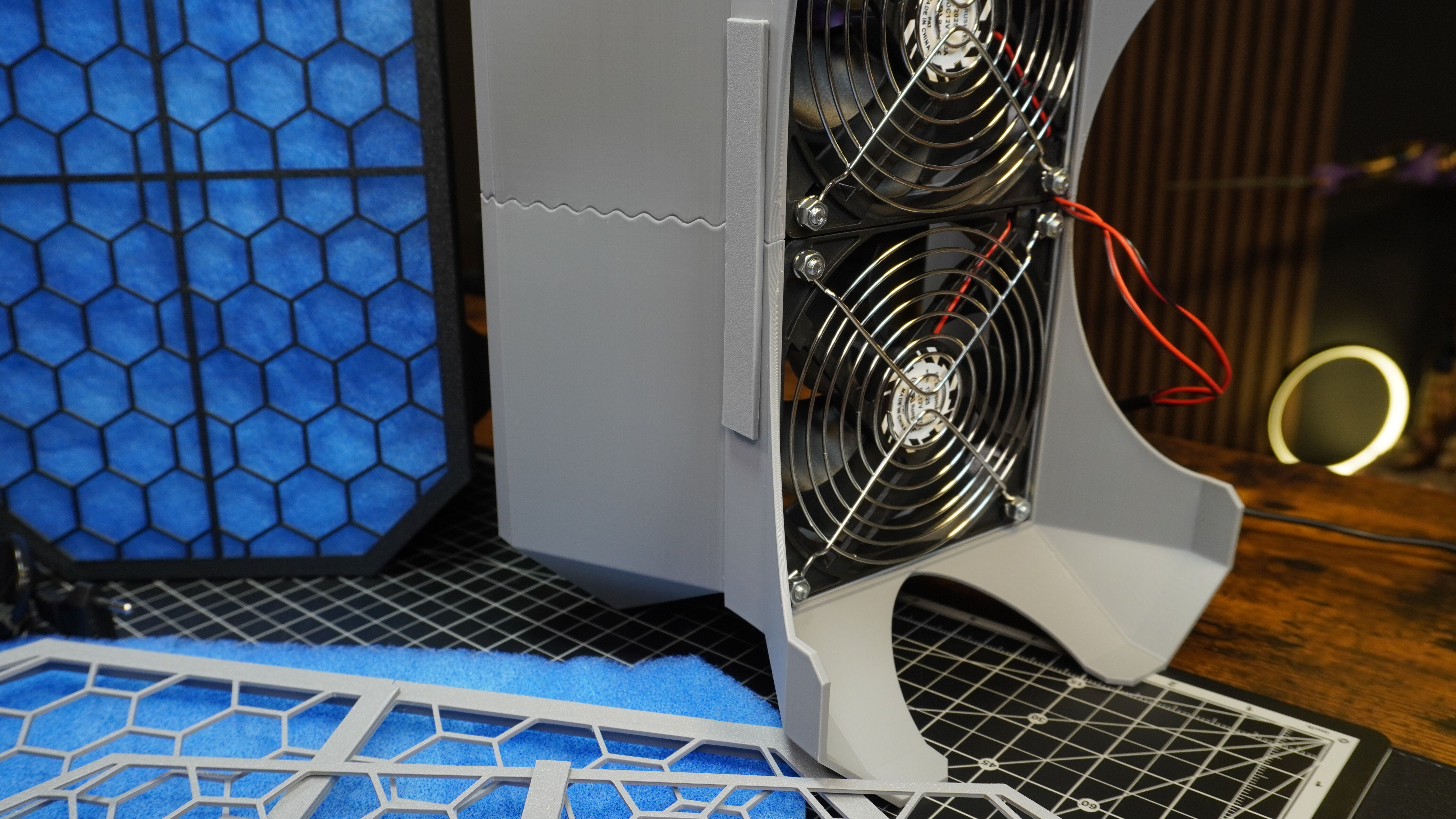 Mini Tabletop Airbrush Spray Booth 3D print model_11