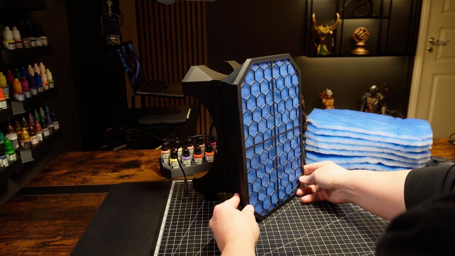 Mini Tabletop Airbrush Spray Booth 3D print model_6