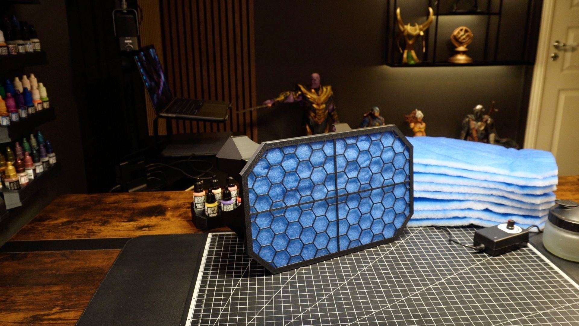 Mini Tabletop Airbrush Spray Booth 3D print model_9