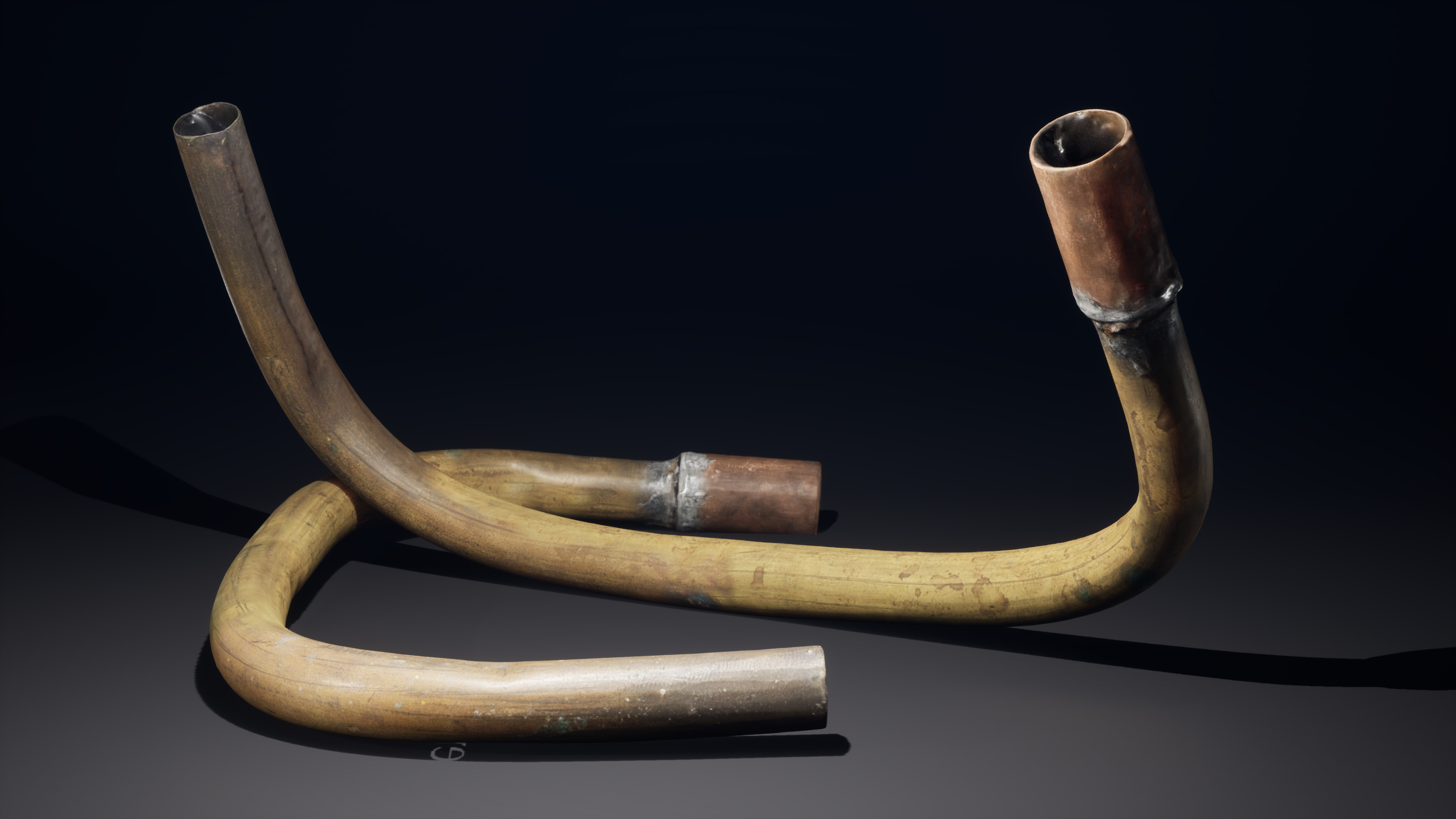 Pipes System Low-poly 3D model_10