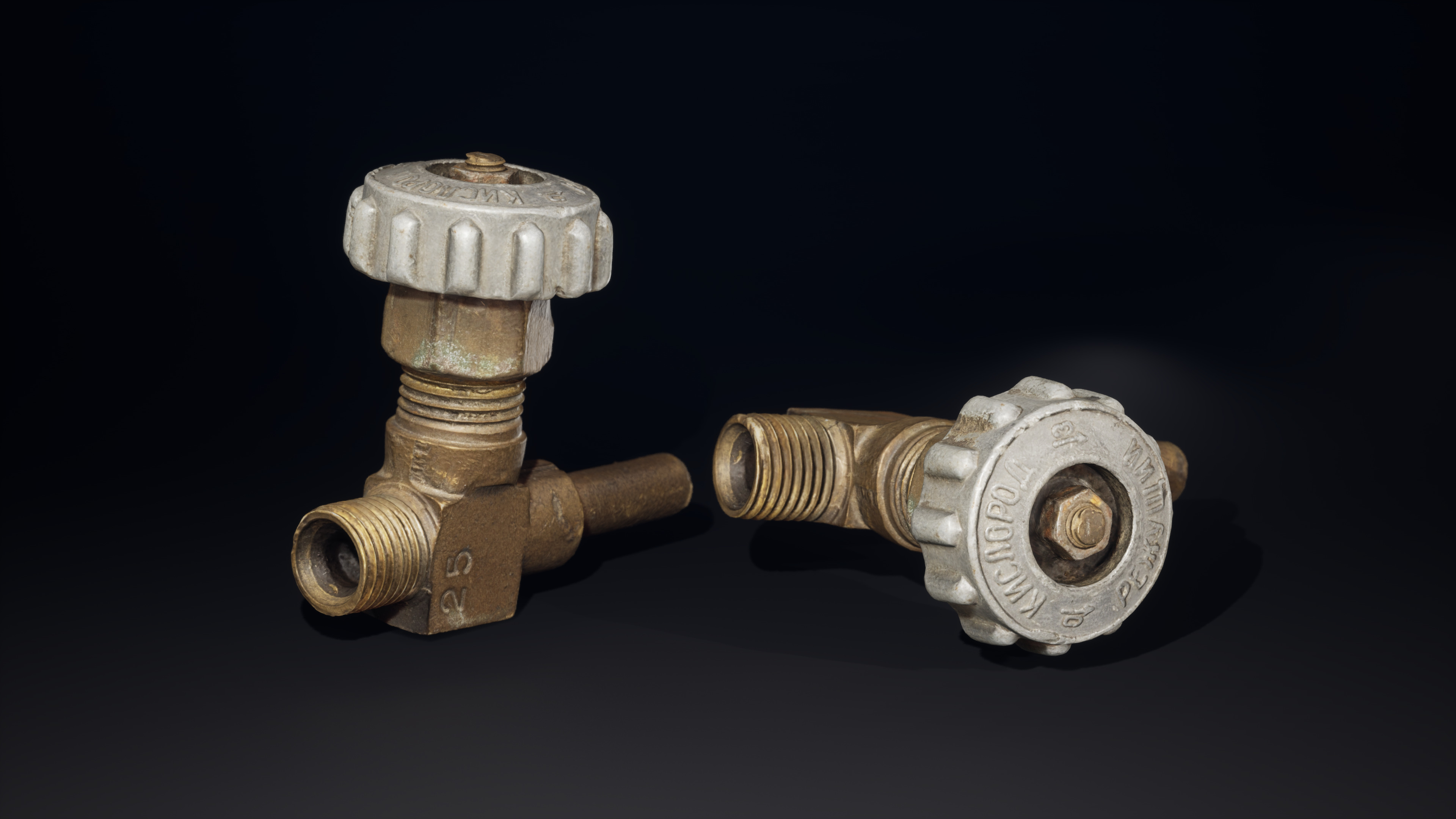 Pipes System Low-poly 3D model_16