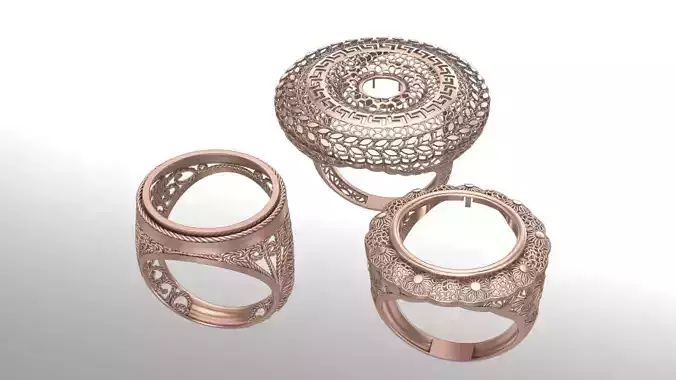 3different Kurdish coinring