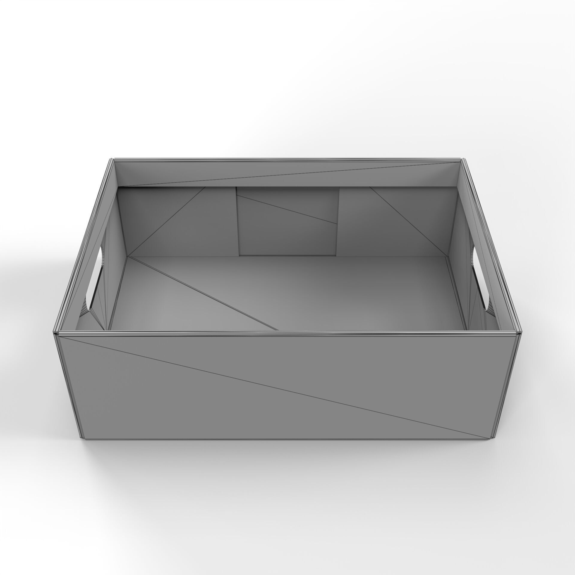 Cardboard Retail Display Tray for Product Packaging Merchandise Texture_4