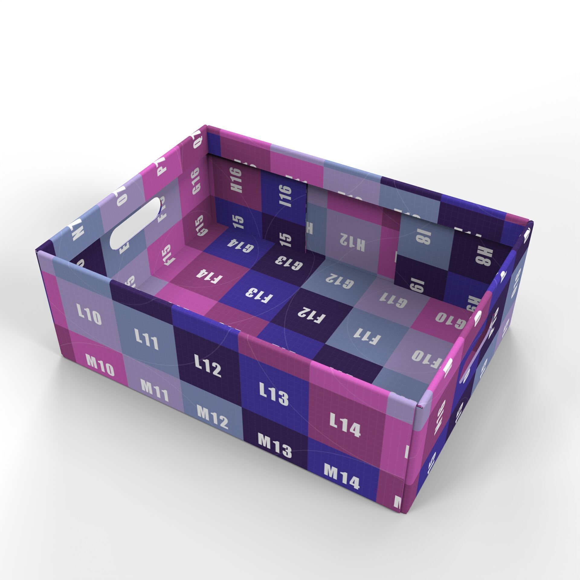 Cardboard Retail Display Tray for Product Packaging Merchandise Texture_8