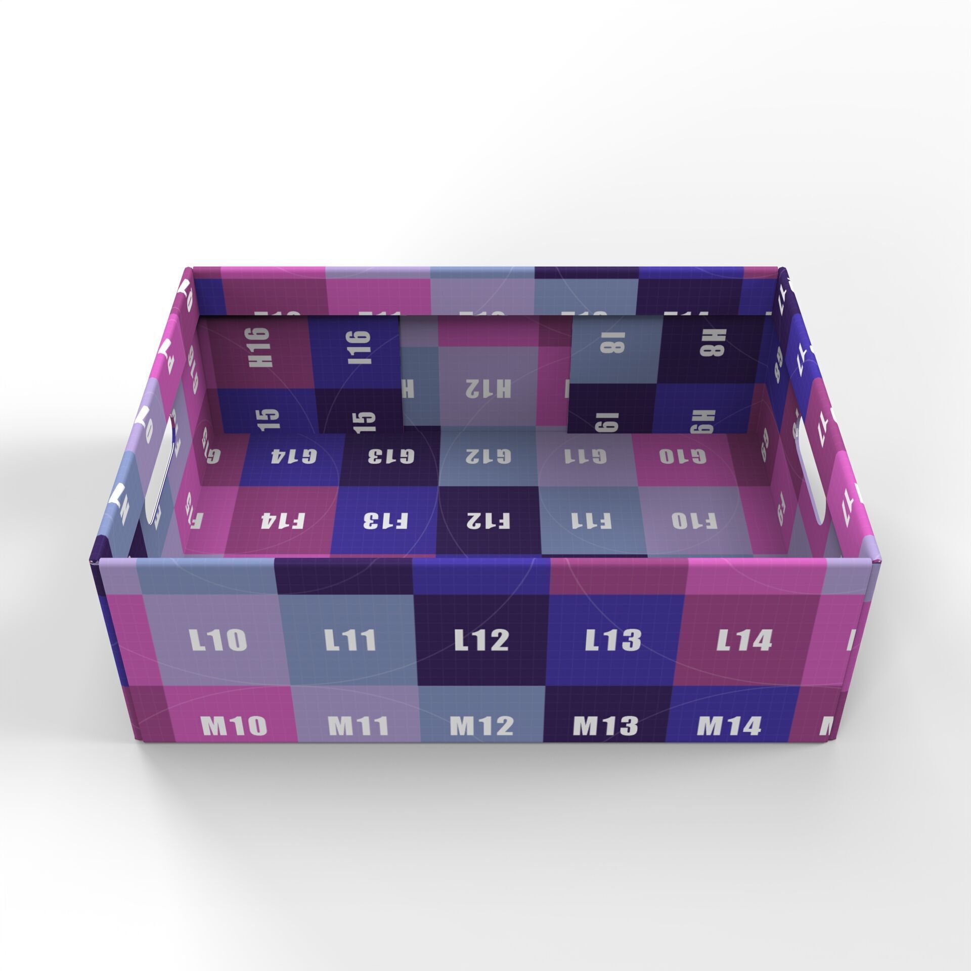 Cardboard Retail Display Tray for Product Packaging Merchandise Texture_7