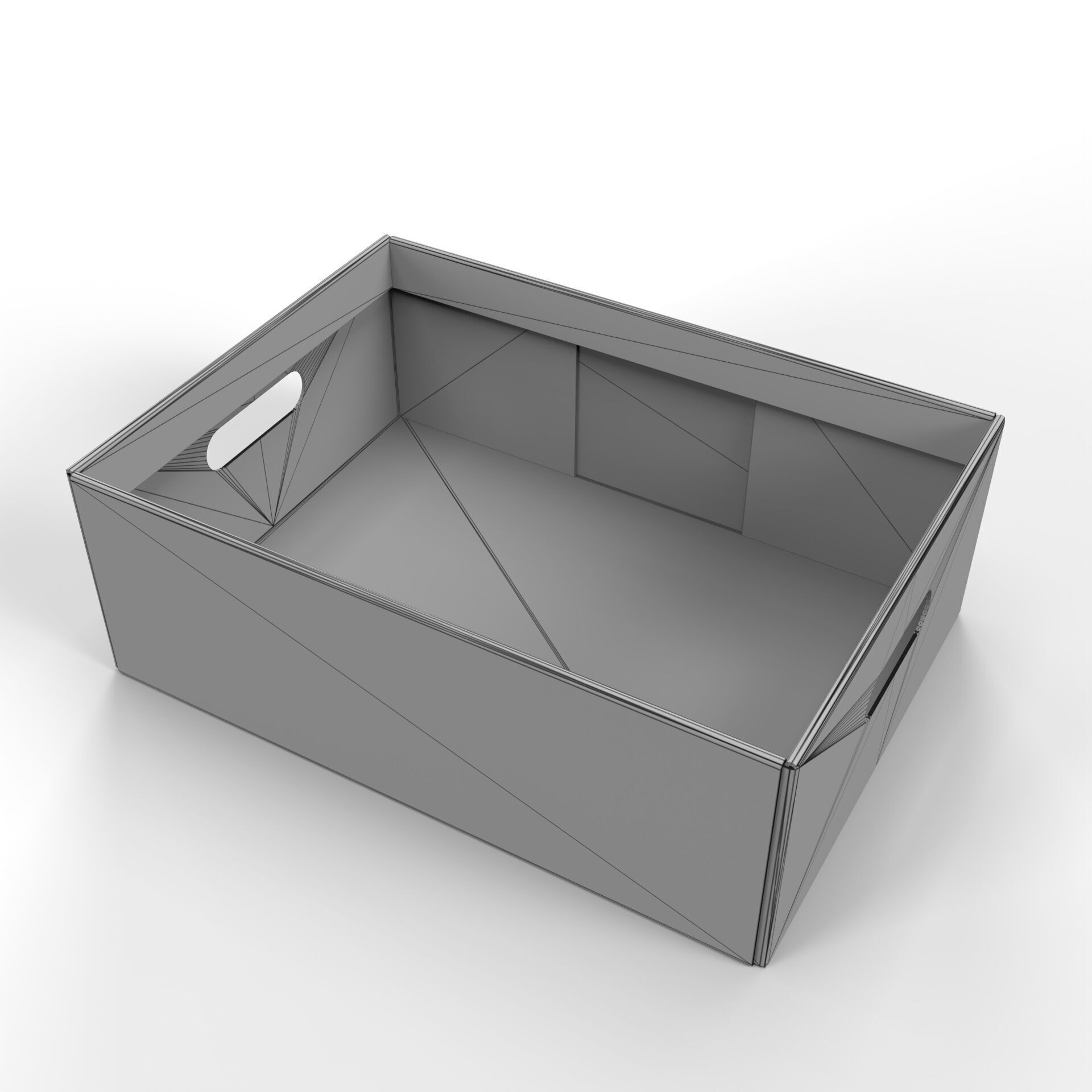 Cardboard Retail Display Tray for Product Packaging Merchandise Texture_5