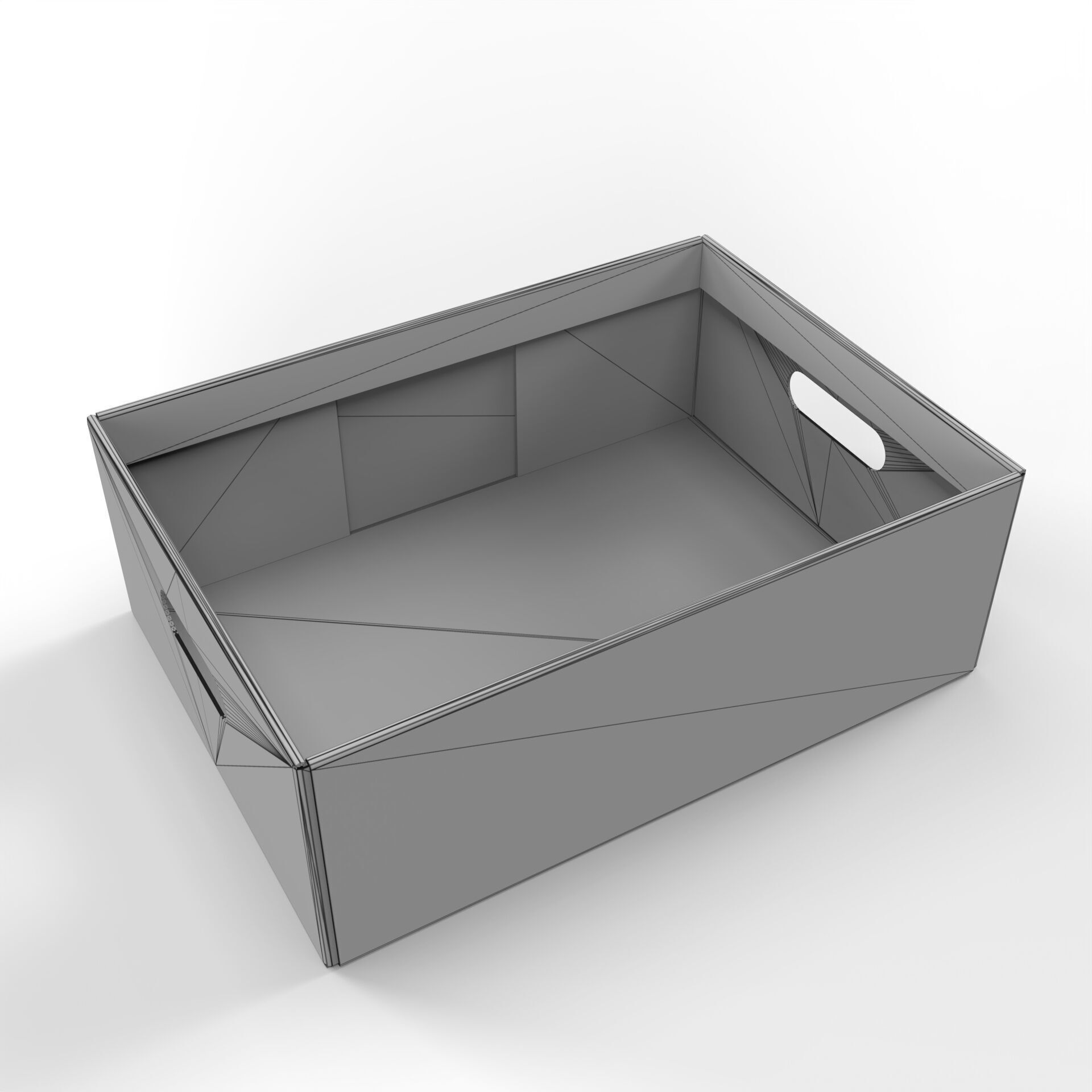 Cardboard Retail Display Tray for Product Packaging Merchandise Texture_3