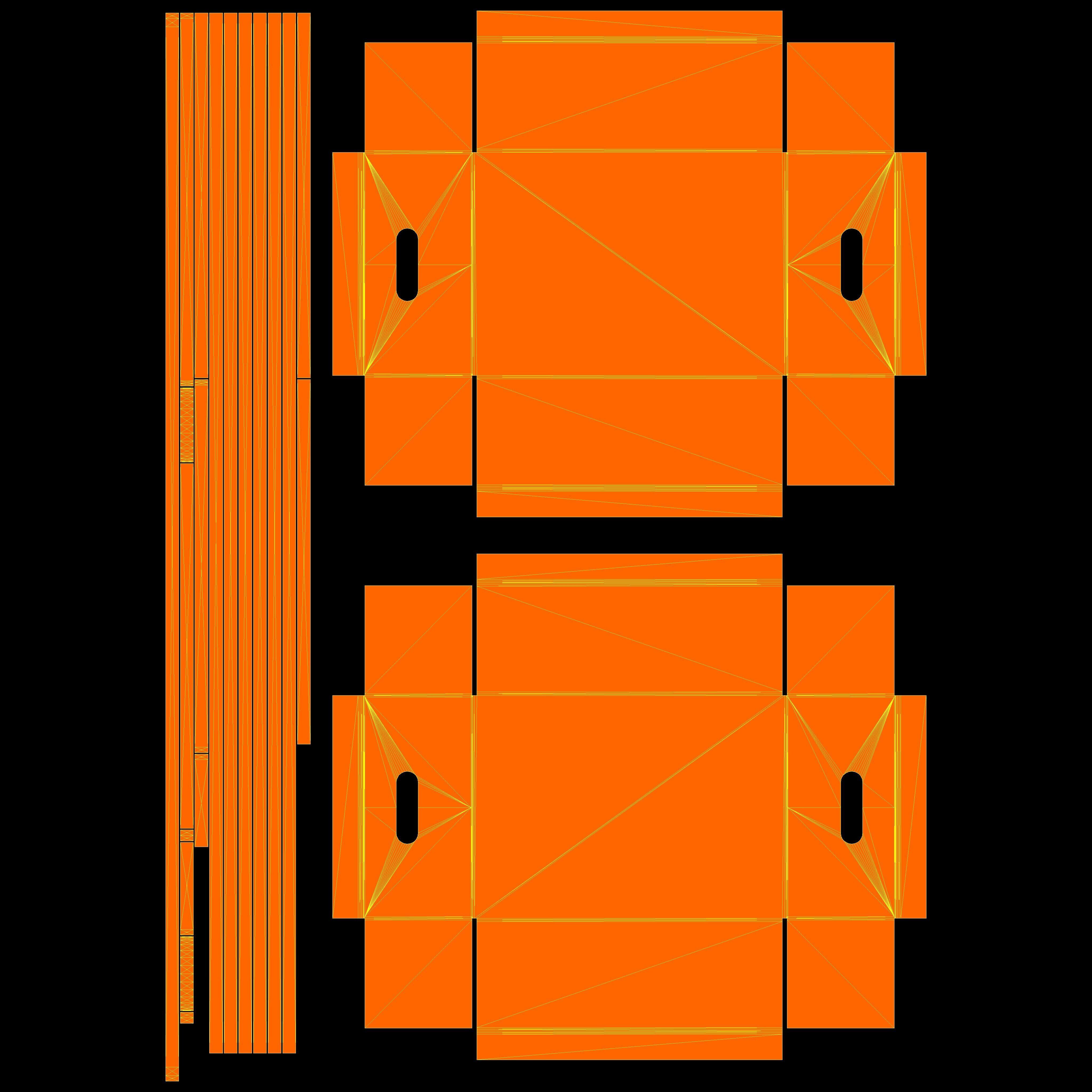 Cardboard Retail Display Tray for Product Packaging Merchandise Texture_9