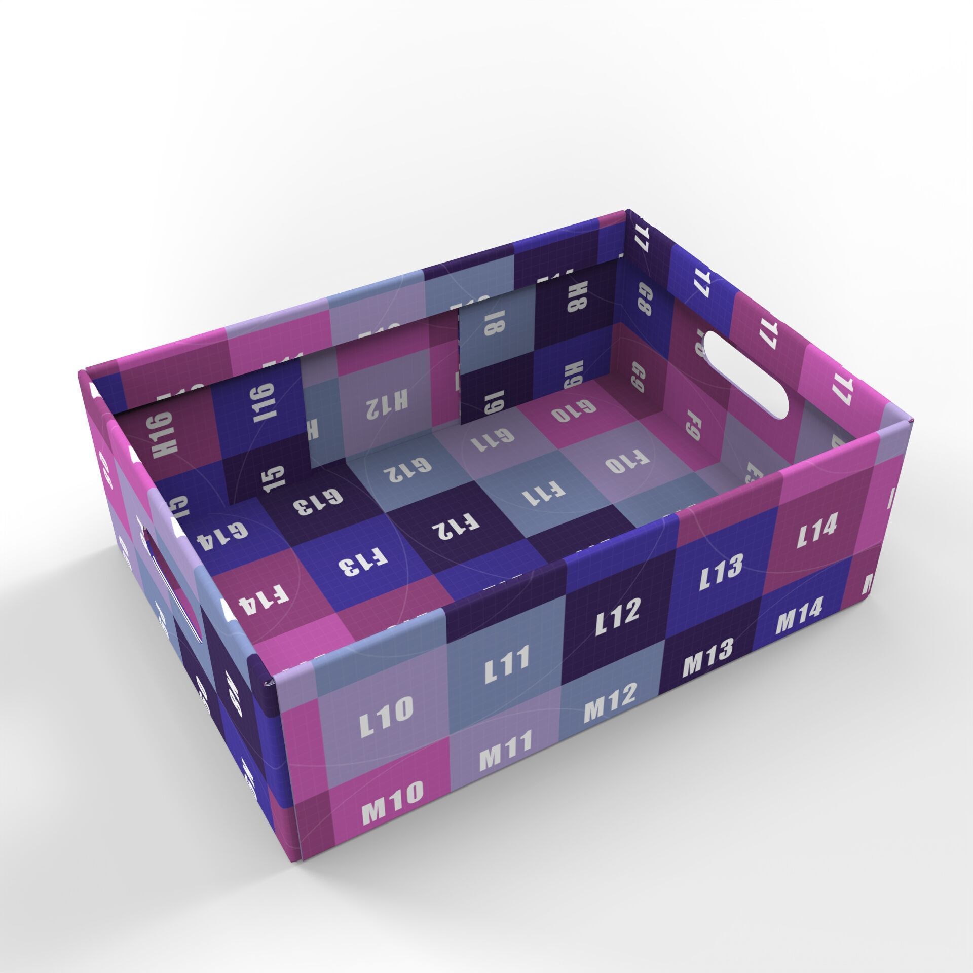 Cardboard Retail Display Tray for Product Packaging Merchandise Texture_6