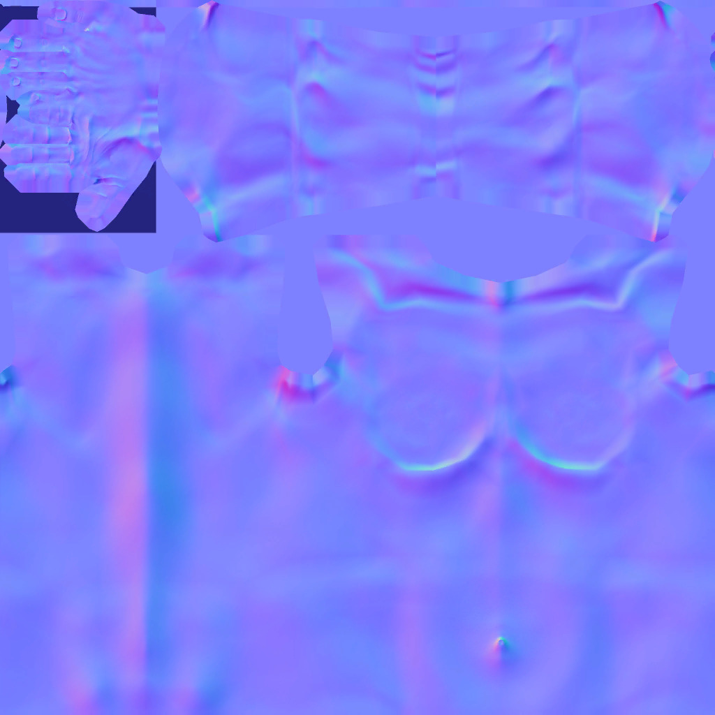 FOX GIRL 3D MODEL Low-poly 3D model_15