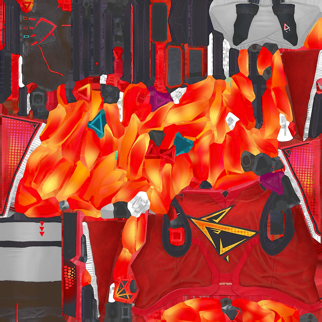 FOX GIRL 3D MODEL Low-poly 3D model_25