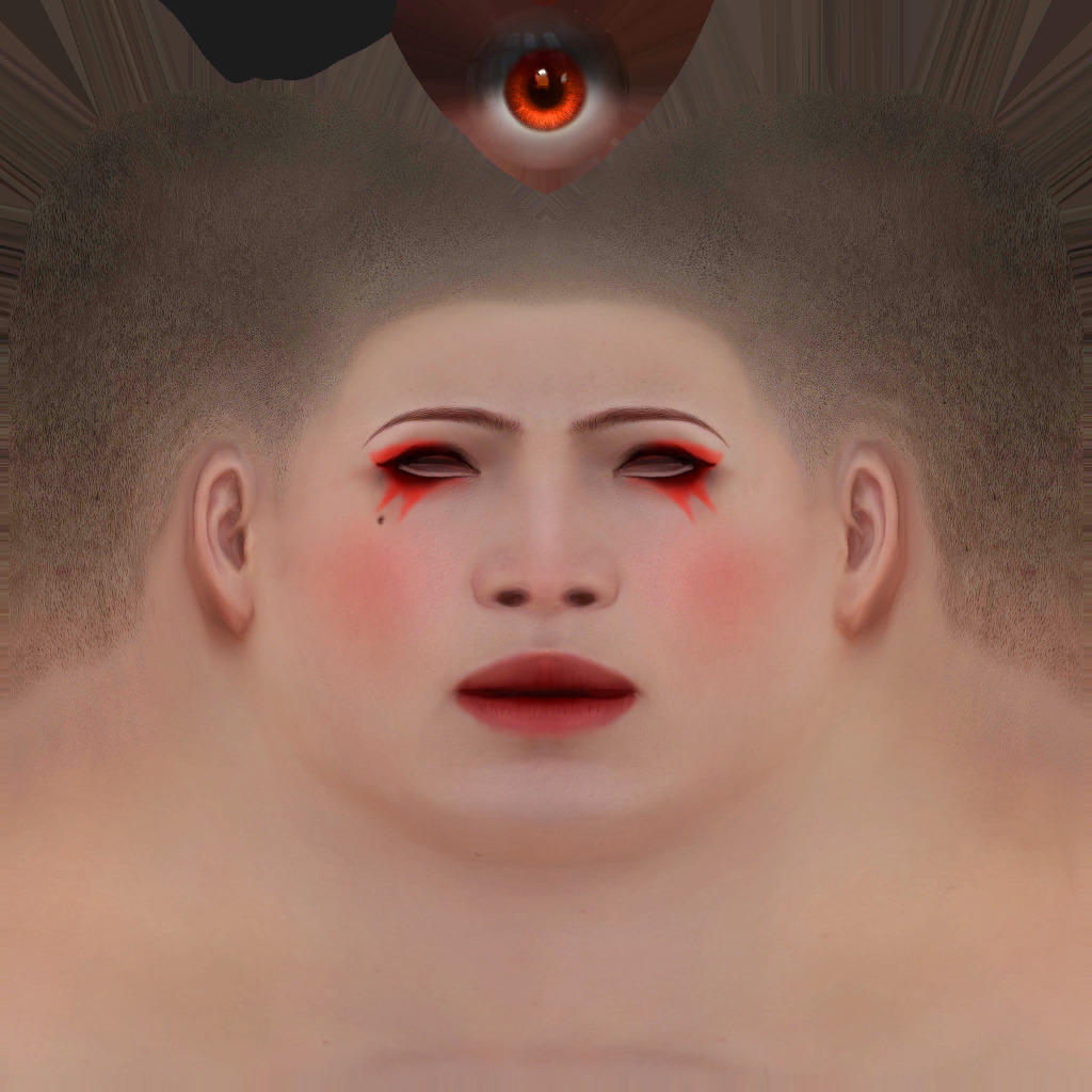 FOX GIRL 3D MODEL Low-poly 3D model_27