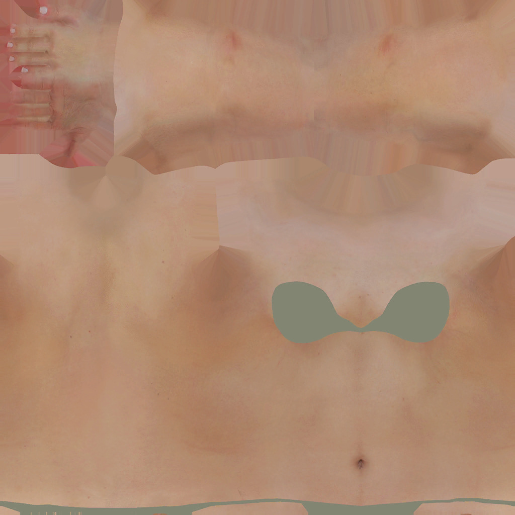 FOX GIRL 3D MODEL Low-poly 3D model_19