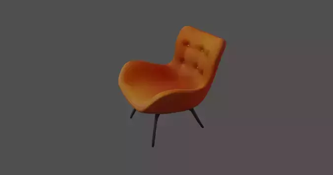 Modern Comfy Designer Chair   3D model