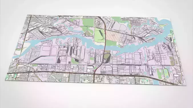 The Brown Shipbuilding Company Houston Texas USA 3D model