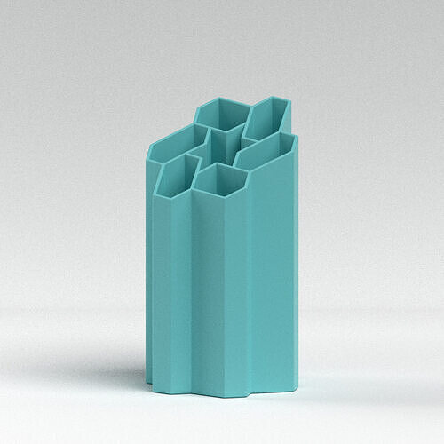 Inner Star Penholder 3D print model