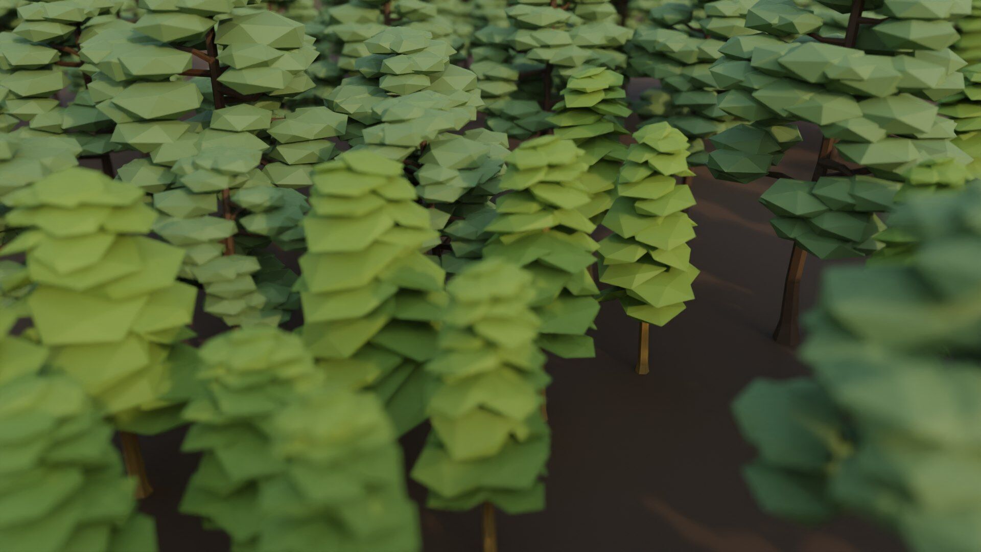 Low Poly Stylized Tree Pack 3 Low-poly 3D model_3