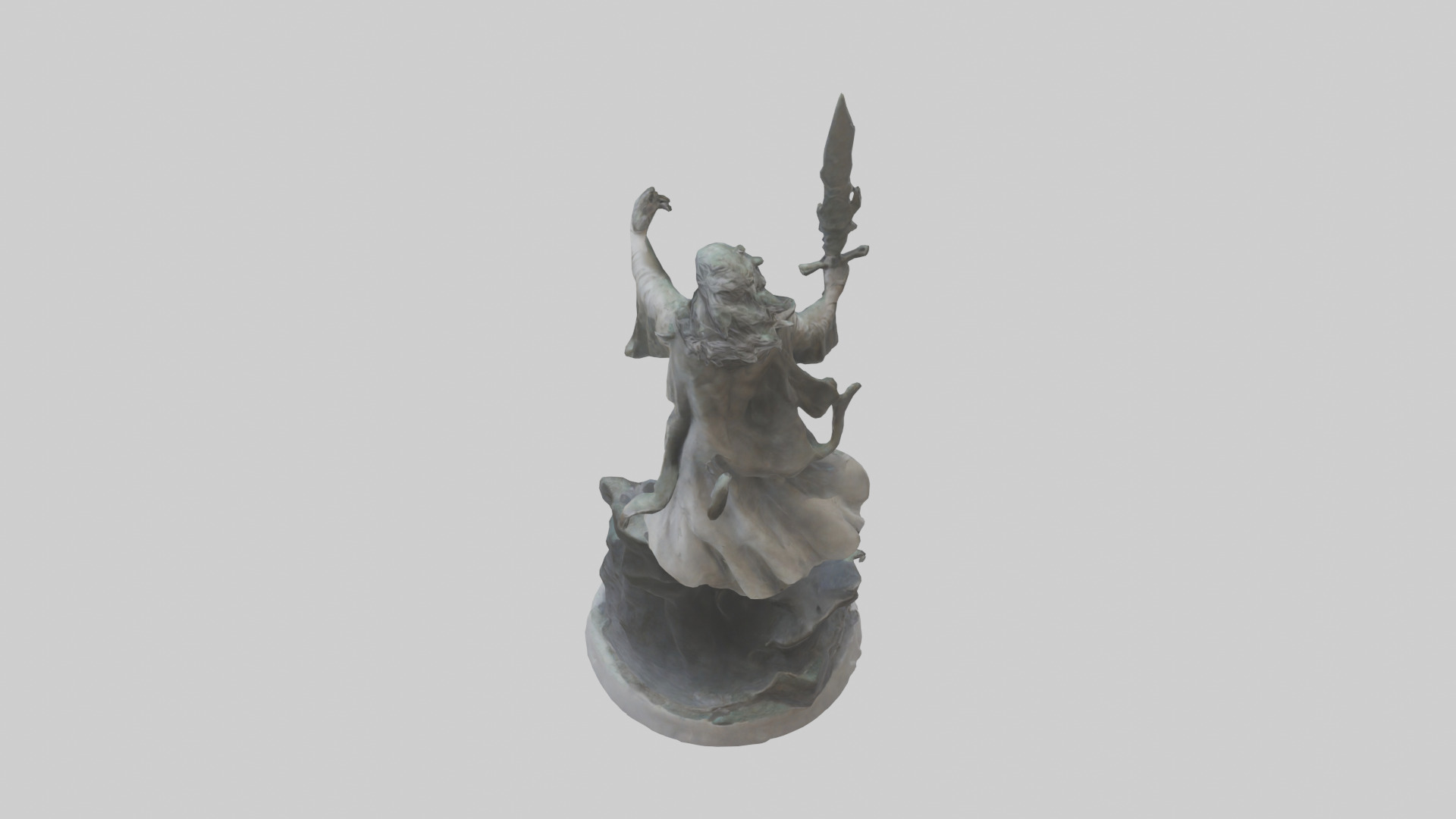 Rise of the Unbound statue model Low-poly 3D model_15