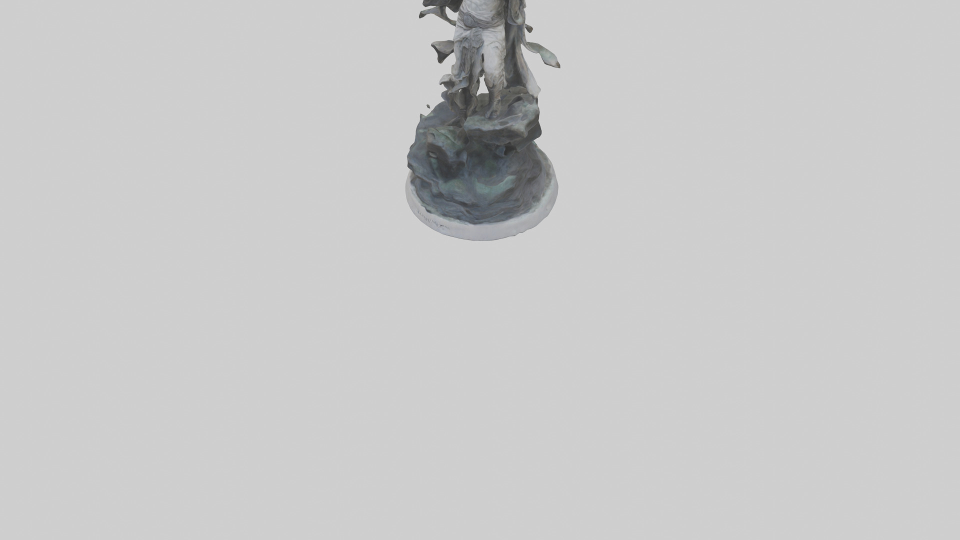 Rise of the Unbound statue model Low-poly 3D model_5