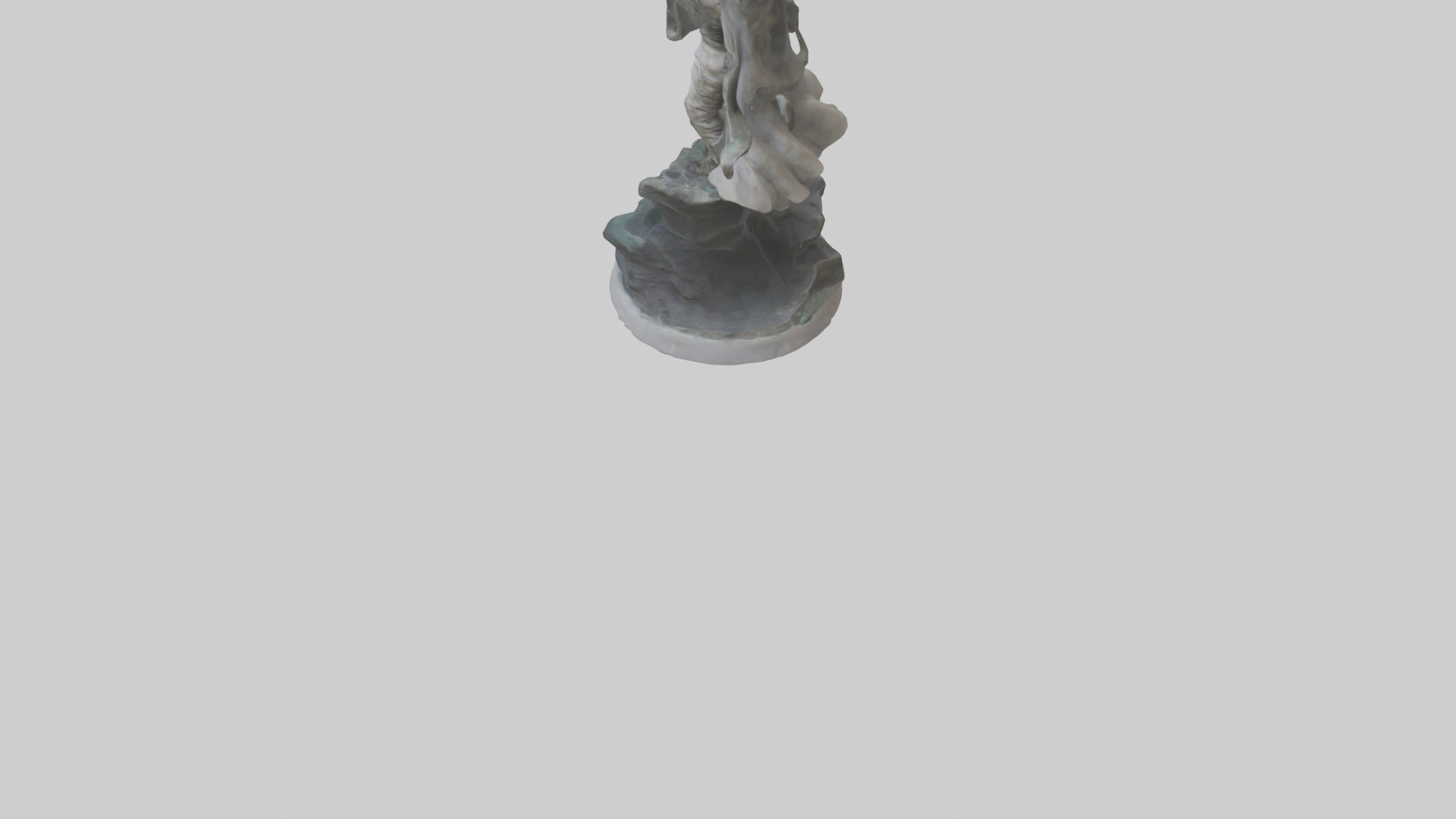 Rise of the Unbound statue model Low-poly 3D model_3