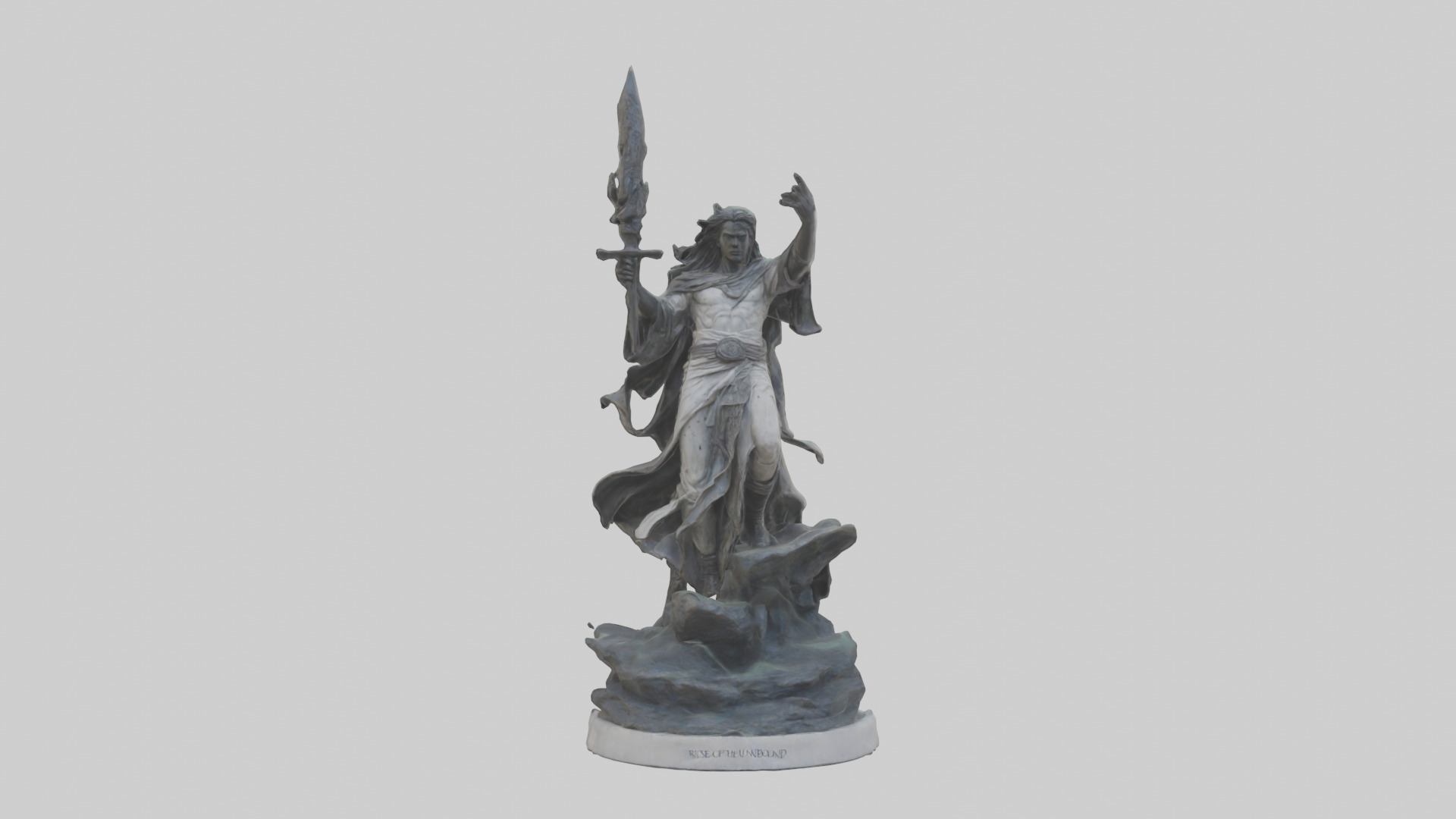 Rise of the Unbound statue model Low-poly 3D model_9