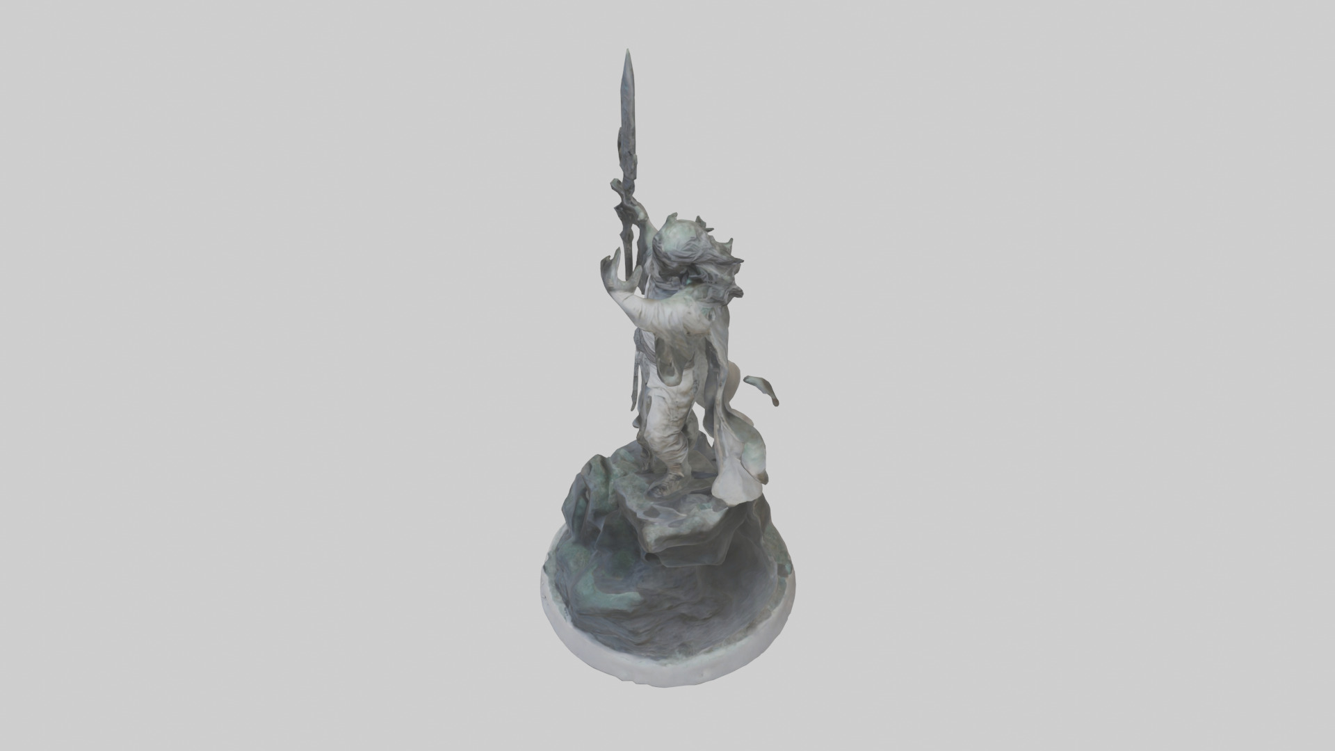 Rise of the Unbound statue model Low-poly 3D model_17