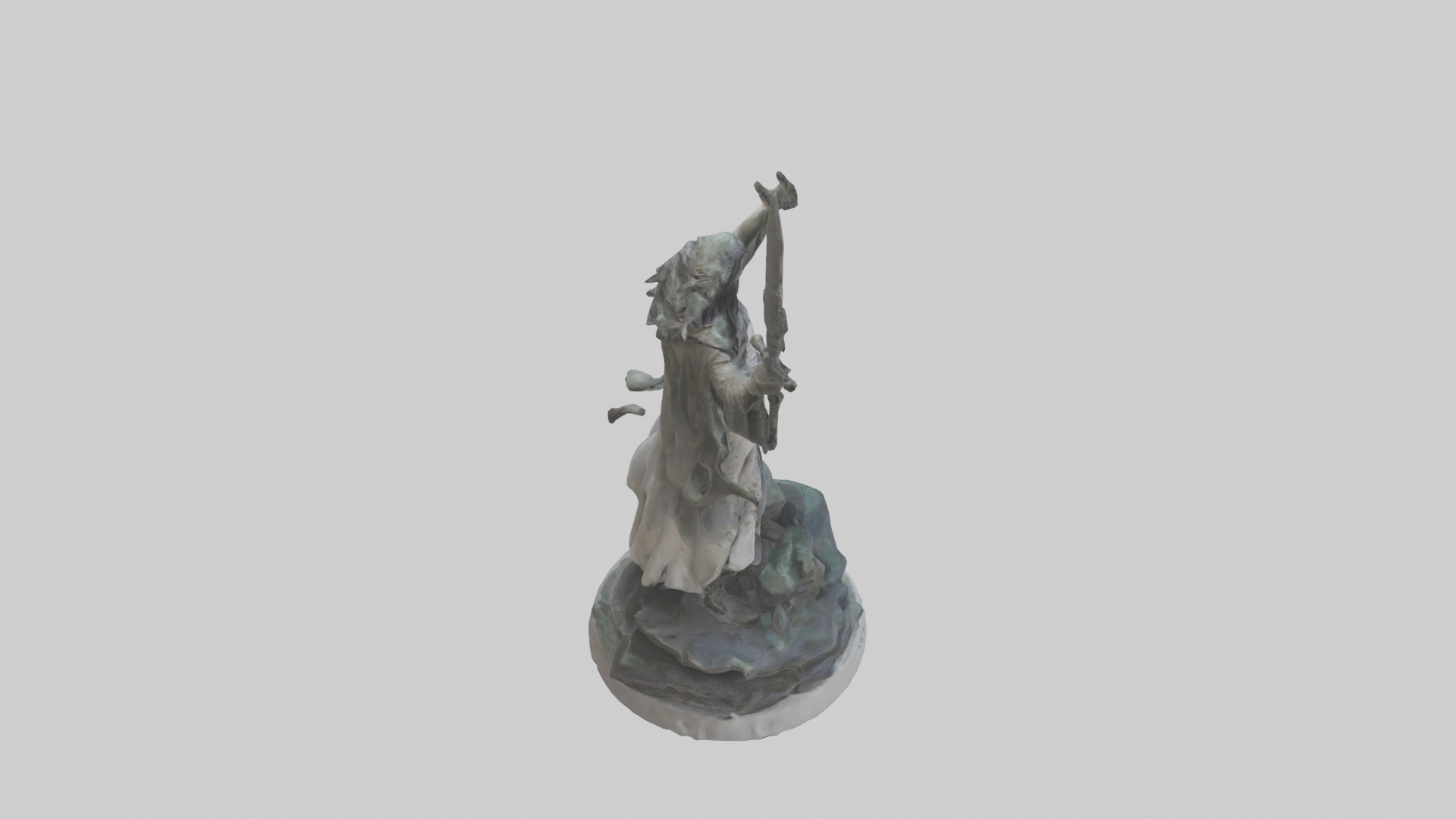 Rise of the Unbound statue model Low-poly 3D model_18