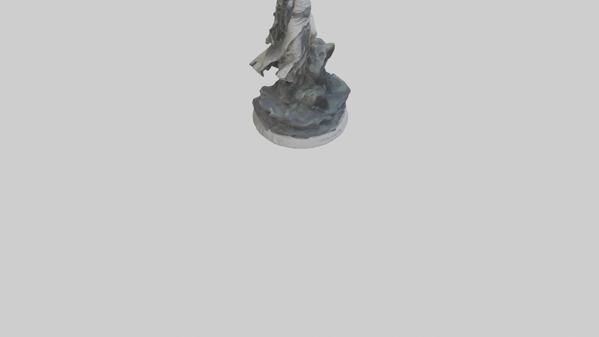 Rise of the Unbound statue model Low-poly 3D model_6