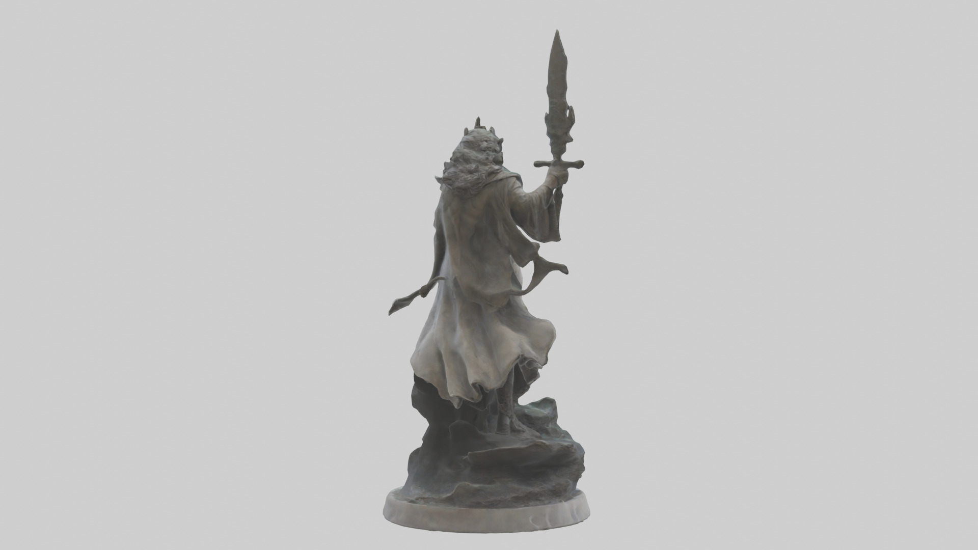 Rise of the Unbound statue model Low-poly 3D model_2