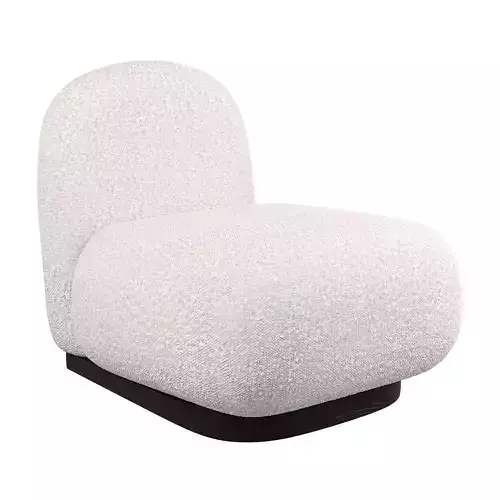 PWF-0564 Armchair Mocha Low-poly 3D model