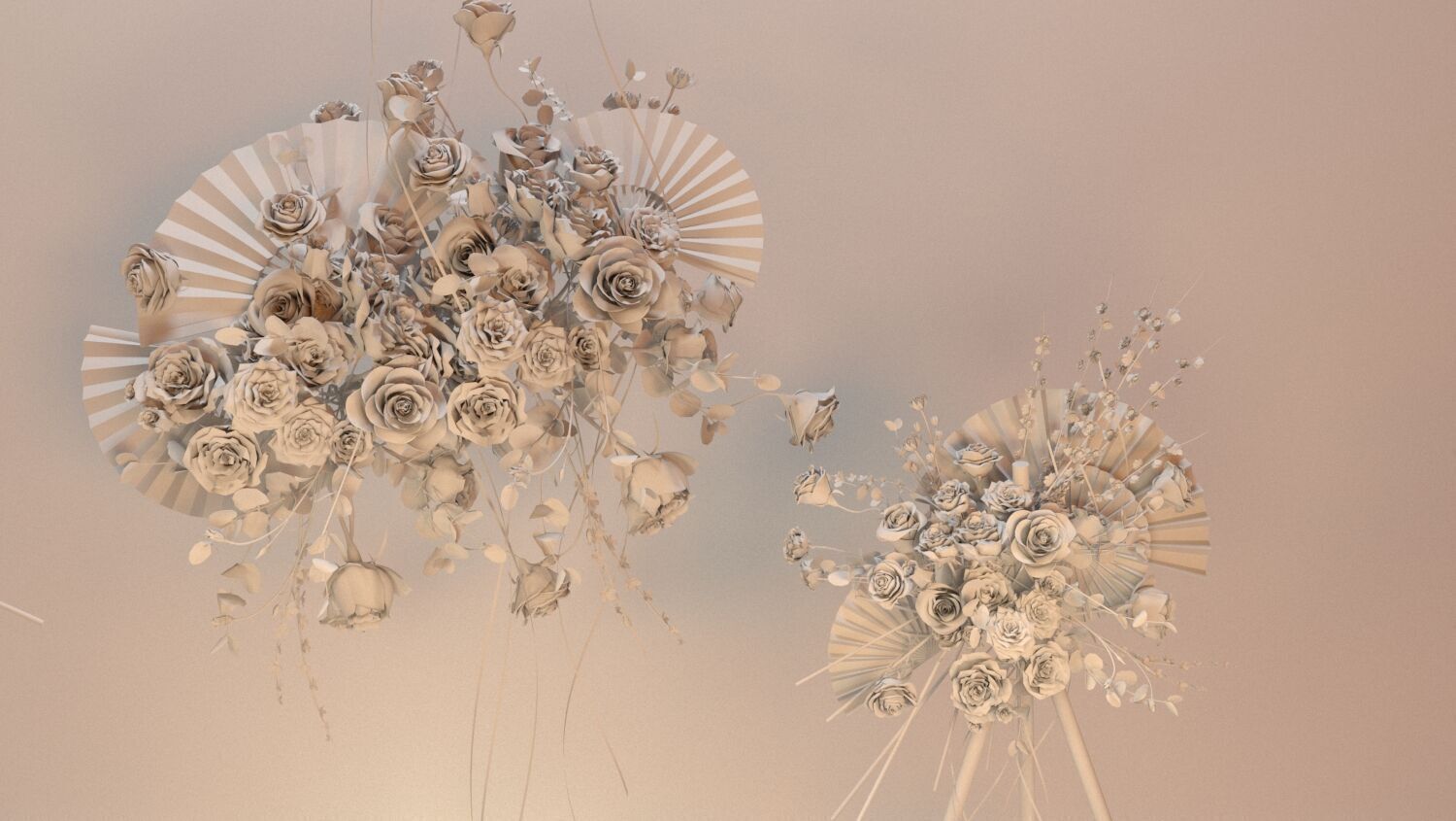 Floristry Fine art display 3D model_7