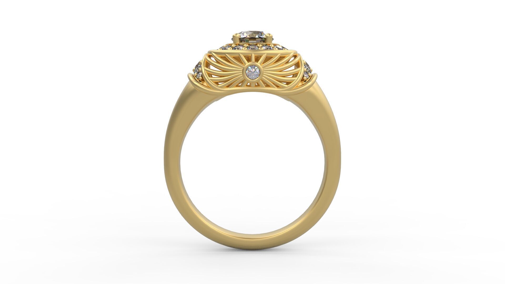 Women Solitaire 4363 3D print model_1