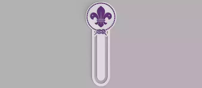 Fleur de Liz Organization of the Boy Scout Movement Bookmark