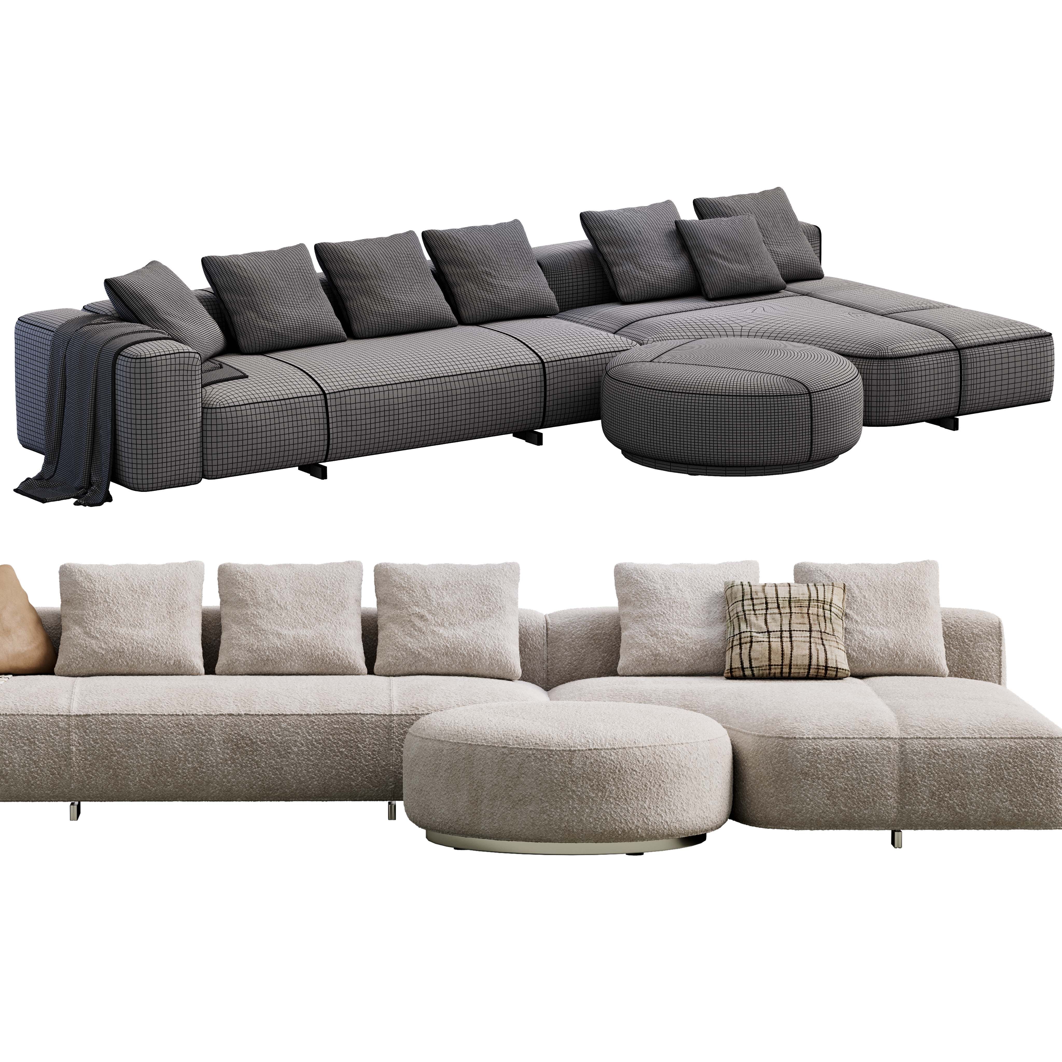 Yves Round  3D model_3