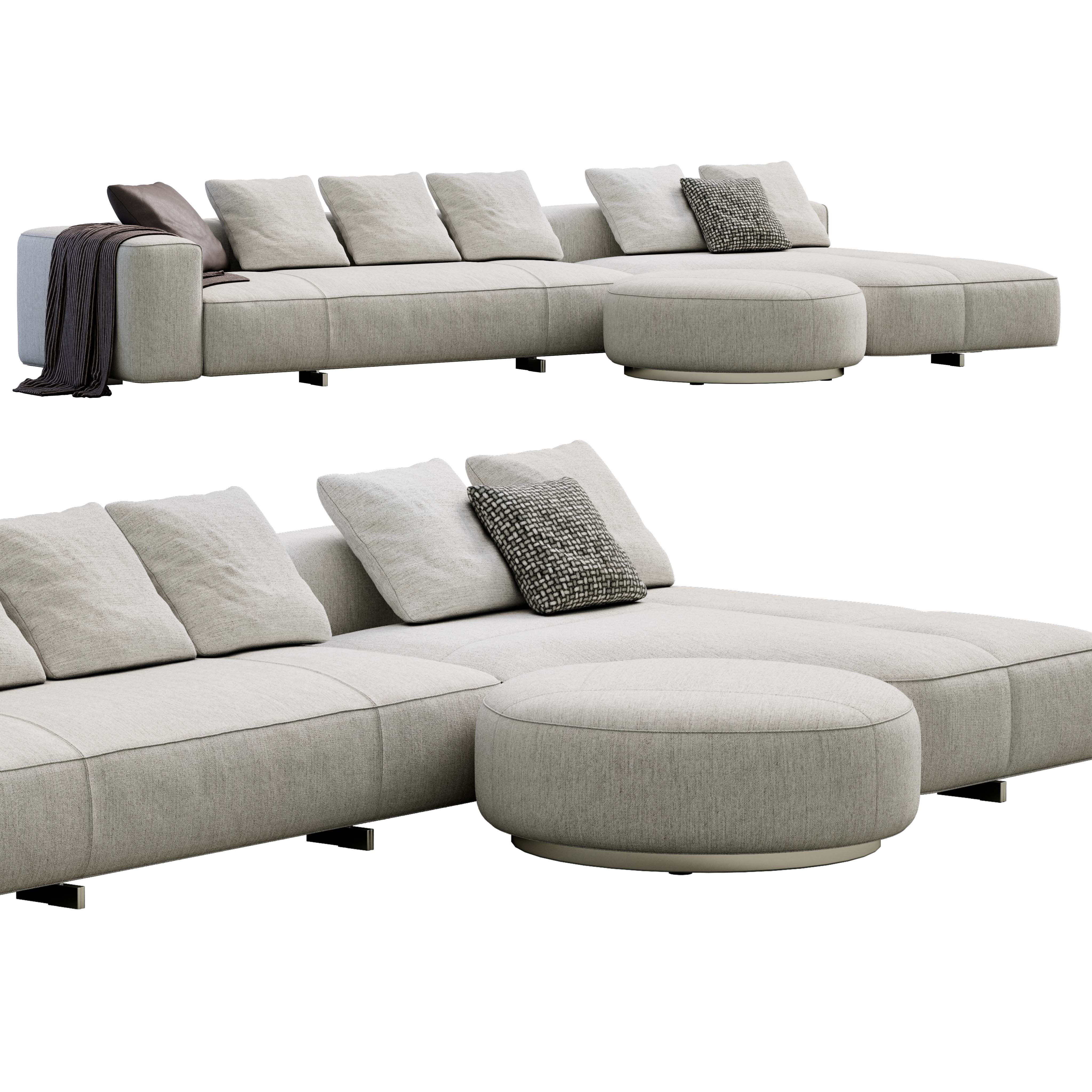 Yves Round  3D model_4