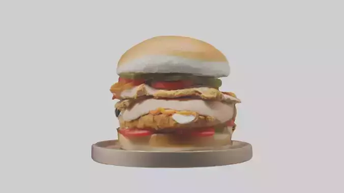 Roast chicken sandwich model