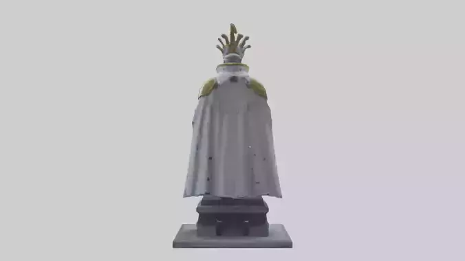 Robot Emperor statue model