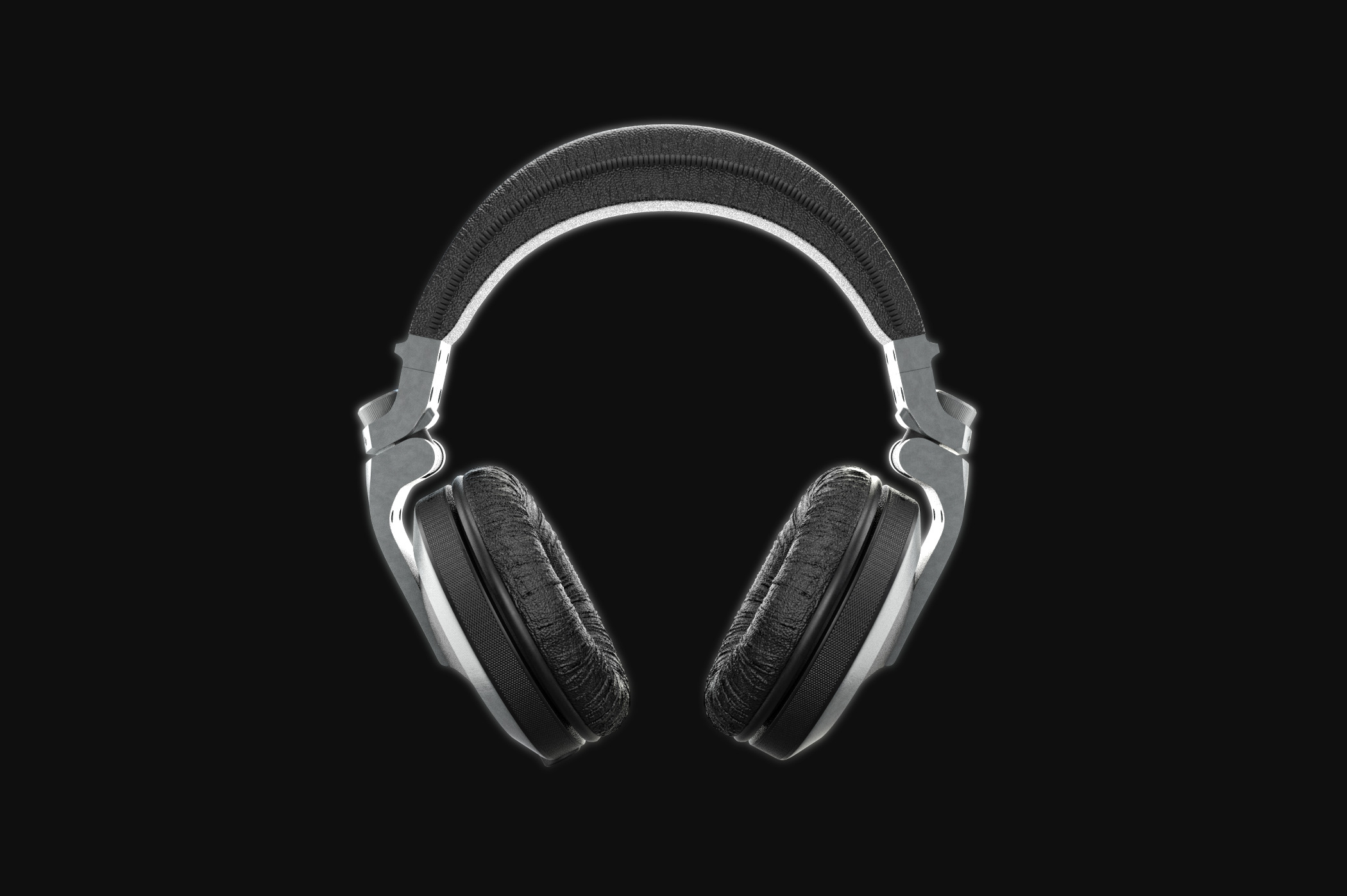 headphone pioneer dj Free 3D model_3