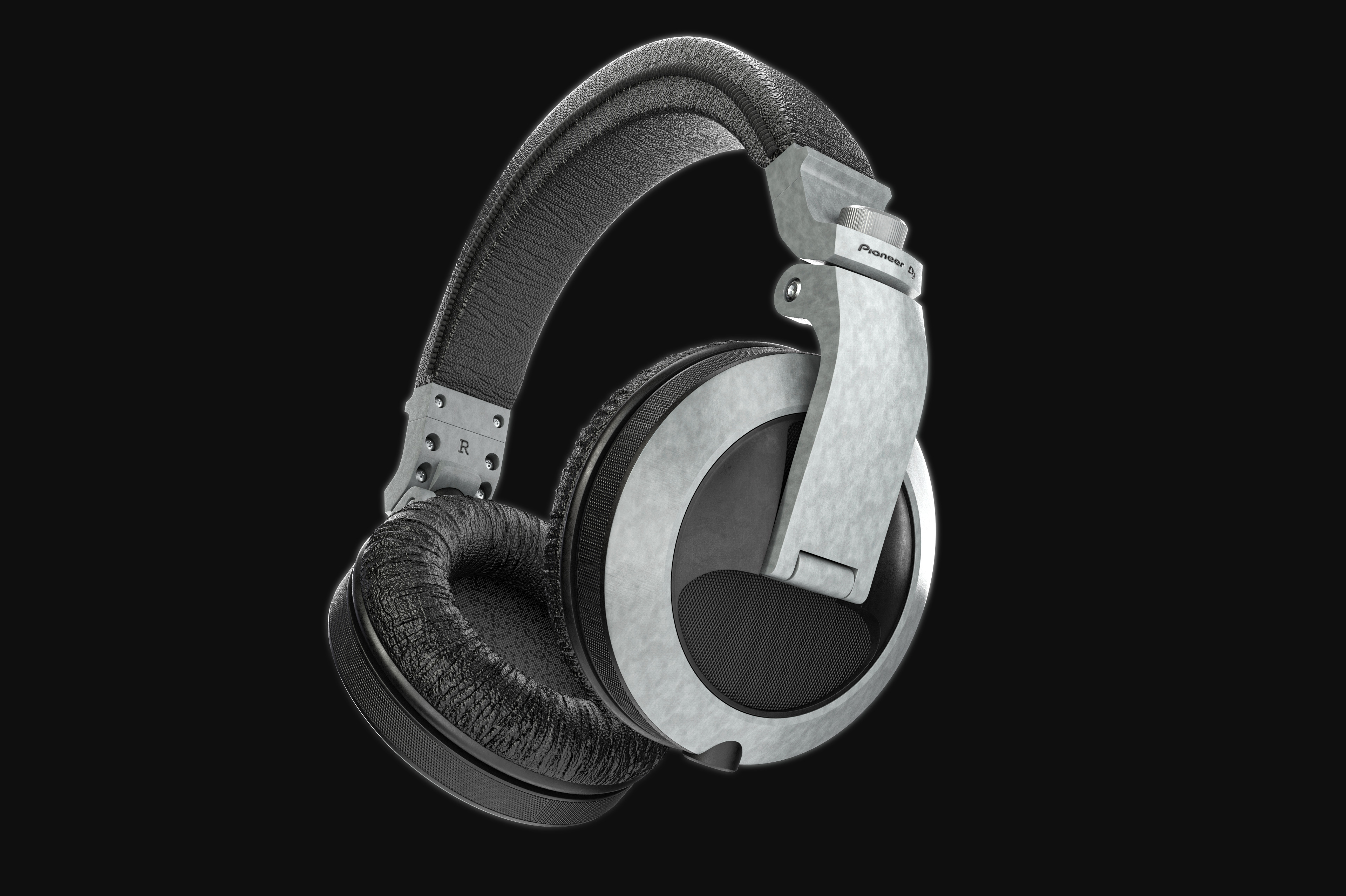 headphone pioneer dj Free 3D model_2