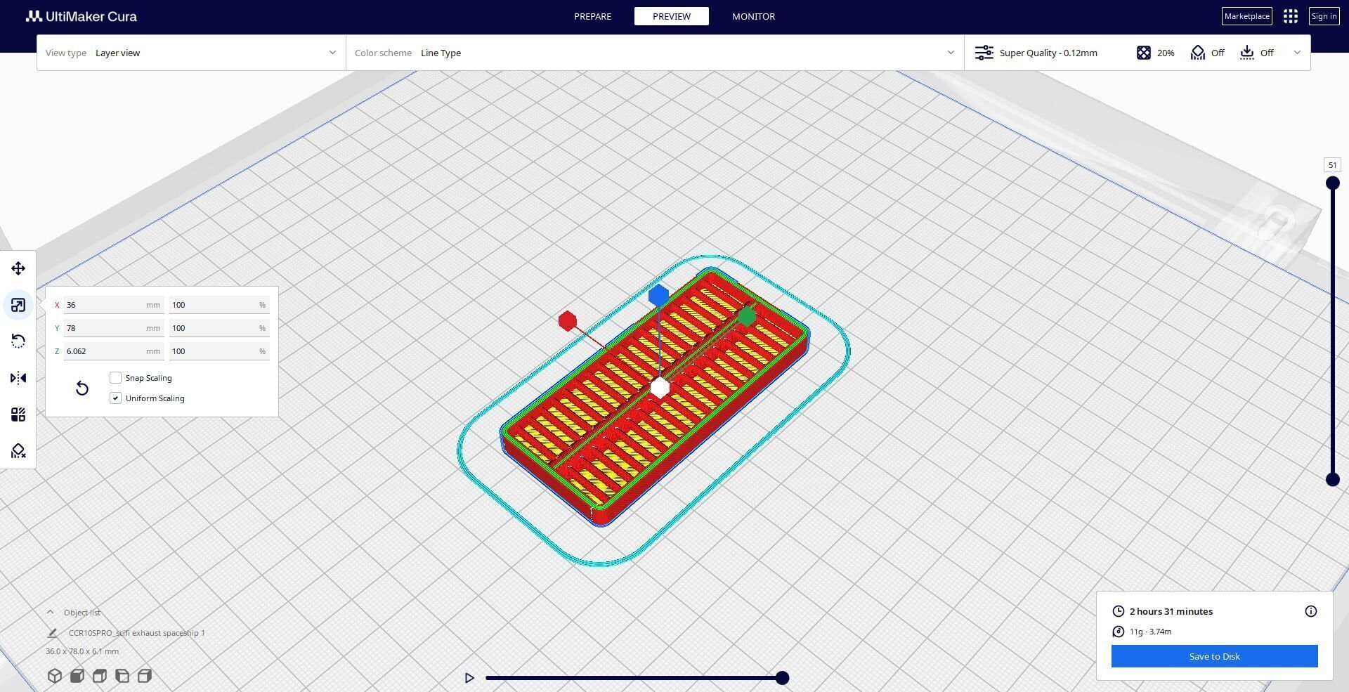 sci-fi exhaust system 3D print model_1