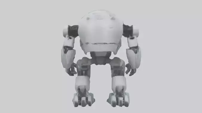 Robot version of a bear model