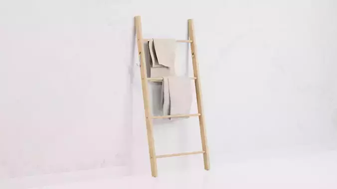 Bathroom Towel Ladder